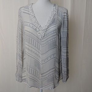 Banana Republic Semi-Sheer Top
